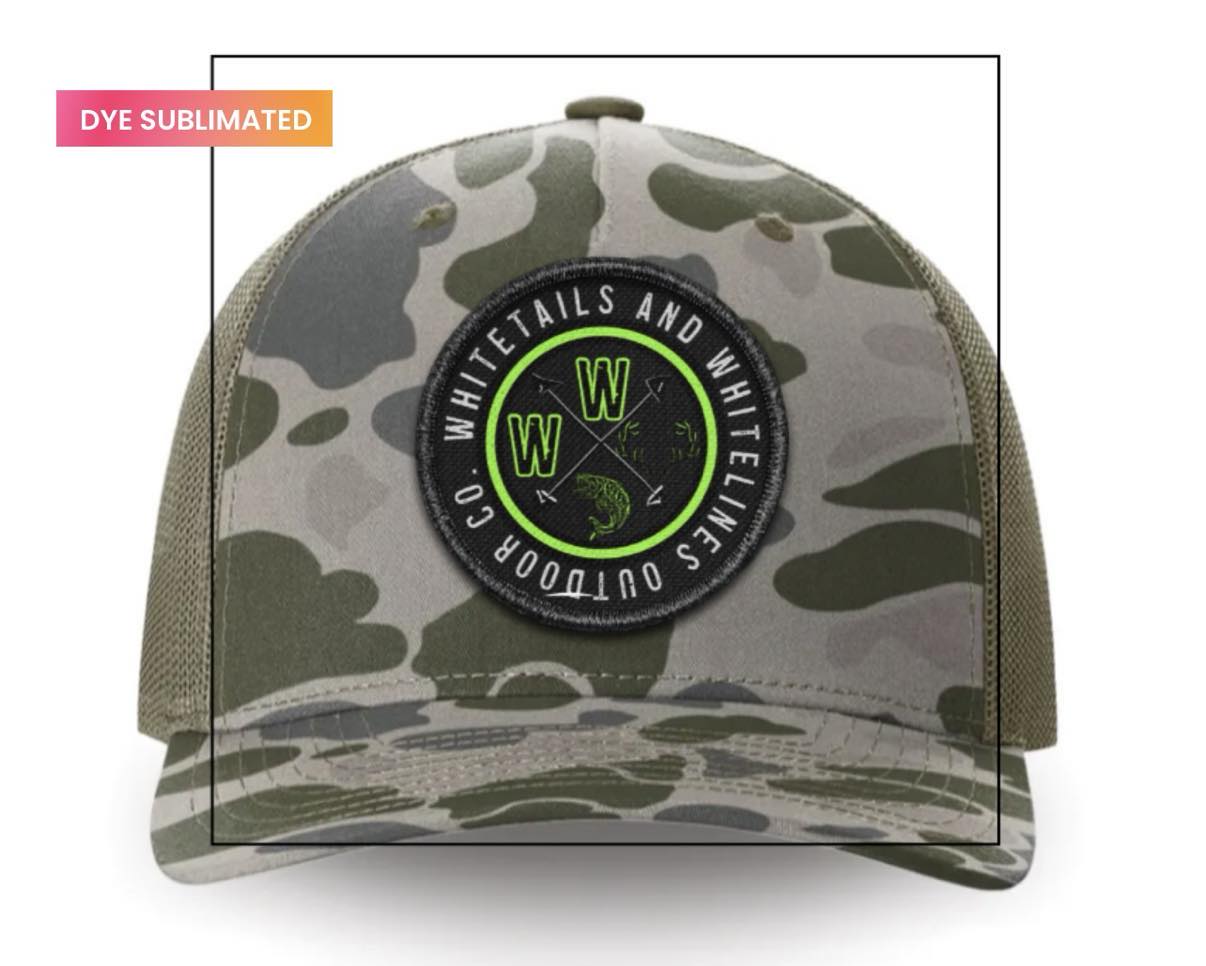 Camo/Green Trucker Logo Snapback