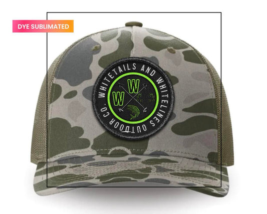 Camo/Green Trucker Logo Snapback